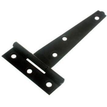 BLACK GATE SHED DOOR TEE HINGE 4 INCH