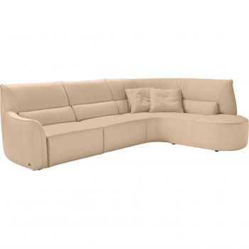 Egoitaliano Sofa‑Knicker „Puffy“ – mit Ottomane, optional Relaxfunktion