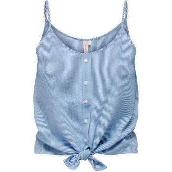 Einheitlicher Knopf‑Knoten‑Top „ONLLECEY SL KNOT SINGLET“
