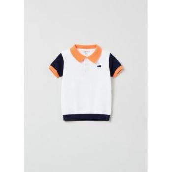 OVS Poloshirt kurzarm in Elfenbein