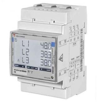Compteur Carlo Gavazzi EM340 – Triphasé – Précision 0,5 % – LCD Rétroéclairé – DIN Mini‑montage