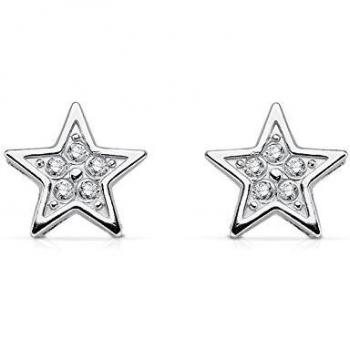 Pendiente Bellanca 18 Ktes oro blanco