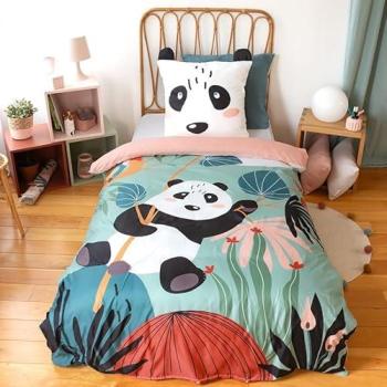 Parure de Lit Enfant Panda 140x200 cm