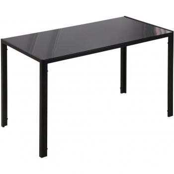 Premium Rectangular Glass Dining Table – 4 Seaters