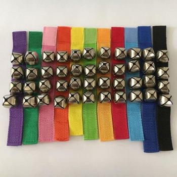 Rhythmus Handgelenkband mit Glocken, 10 Farben, Musikinstrument für den Unterricht PXPF
