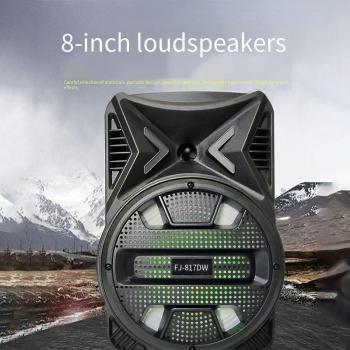 Haut-parleur de basse 8 pouces USB avec radio FM
