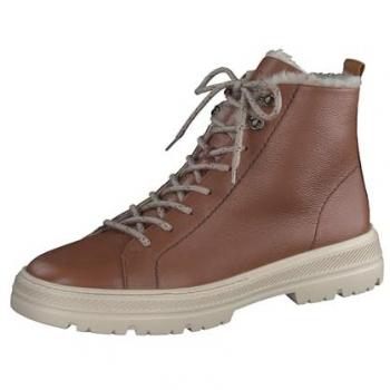 Paul Green Stivali Cognac Elegante