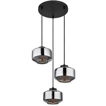 Lampe à Suspension Métal Fumé