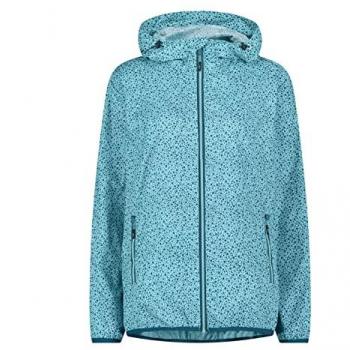 Giacca CMP Packable Ripstop blu acqua donna