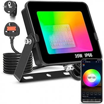 35W Smart RGB LED Floodlight with APP Control