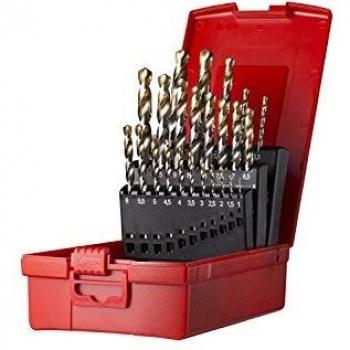 Dormer HSS TiN Spiralbohrer Set 1-10,5mm, 24-teilig in Kunststoffkassette