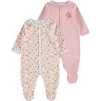 Set di Due Sleepoverall Silver Rosa