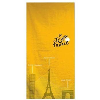 Doublure luxueuse serviette de bain blanc et rouge 70x140 cm