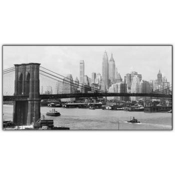 Artopweb Pont Brooklyn et skyline Manhattan – Bois 140x70cm