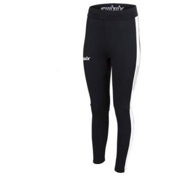 SWIX Focus Warm Women’s Langlauf Tights (Schwarz/Weiß)