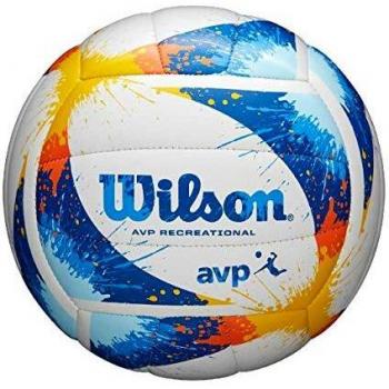 Wilson Gelber AVP Splatter Ball – 25 cm, Synthetik, Modell WTH30120XB