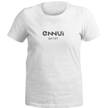 Ennui Damen Bluse Isn't es Weiß (L)