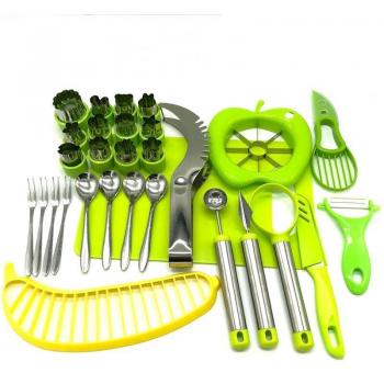 30PC Vegetable and Fruit Cutter Set