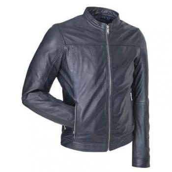 Blouson Cuir de Mouton Navy