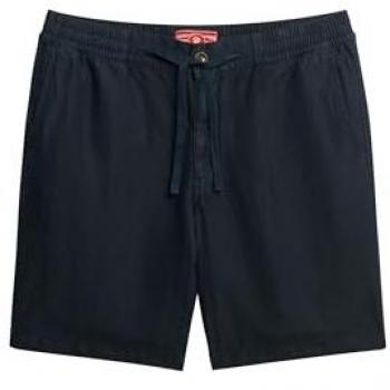 Pantalones Cortos Superdry Lino y Algodón Azules