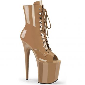 Damenstiefel Pleaser Flamingo 1021 in Braun, EU 41