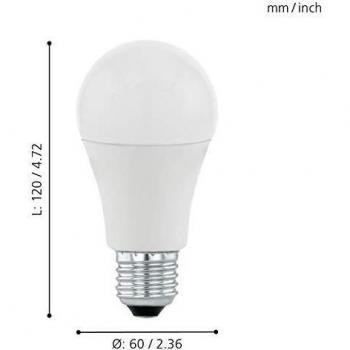 Eglo lampadina LED E27 12W 3000K