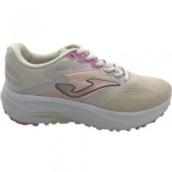 Joma Speed Lady Zapatillas deportivas de mujer en beige claro y rosa, 36 EU, piel sintética