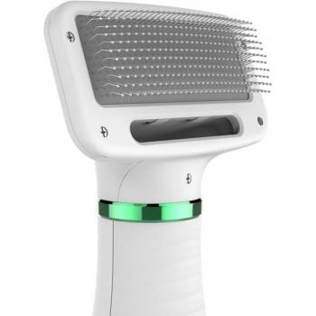 Secador Compacto 2 en 1 para Animales – Pin y Peine de Acero Inoxidable, Baja Decibelios