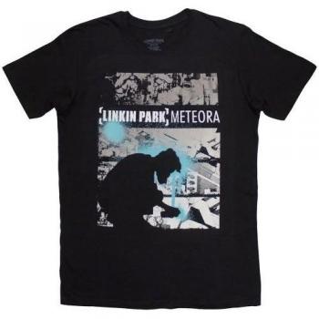 Black Meteora Drip Collage Crop Top – 2XL Size