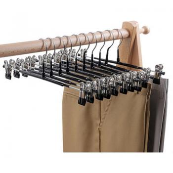 594C 10x Hangers voor Broek Opknoping met Antiroest en Verstelbaarheid