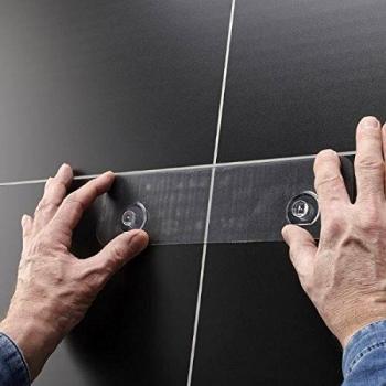 Addis 517874 Invisifix Bathroom Shower Storage Caddy Holder