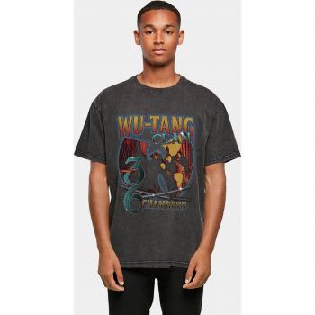 Übergroßes Tee Wu Tang 36 Chambers Acid Wash