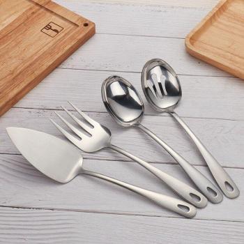 4pcs Golden Stainless Steel Dining Utensils