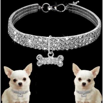 Collier élastique chic pour chiens et chats