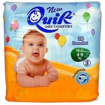 Pannolini Quik Midi 4-9 kg 20 pz
