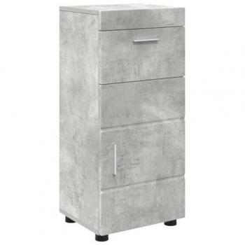Cabinet TULUM en béton gris 37 x 31,5 x 82 cm