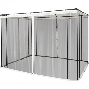 Paneles de tela mosquitera para cenador