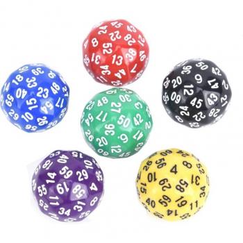 Acrylic 60-Sided Dice for TRPG Fans