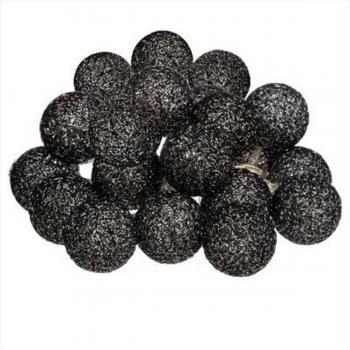 Guirnalda de Bolas Negras LED