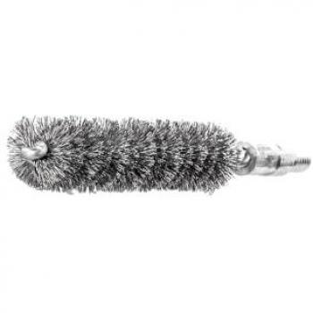 Brosse tubulaire fil d'acier ondulé 0,15 mm, Ø 16 mm (couvillon 115 mm, garniture 80 mm)