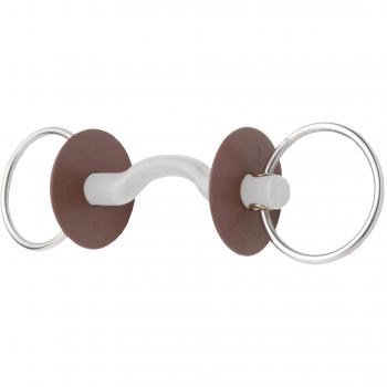 Beris 130mm Hard Ring Snaffle – Dual Tongue Port