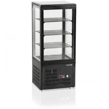 Vitrine commerciale 78 L, couleur noir/gris – Tefcold