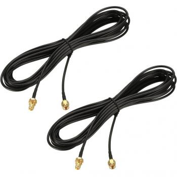 Uxcell RG174 Antennenverlängerung RP-SMA Männlich/Weiblich