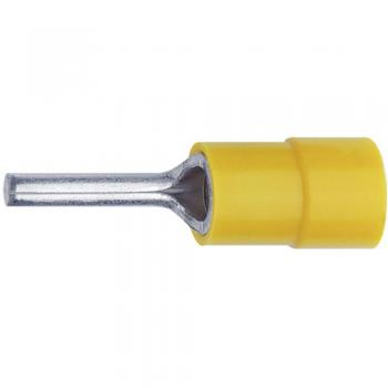 Capocorda a puntale 4 mm² 6 mm² Giallo Klauke 715 Parzialmente isolato 1 pz