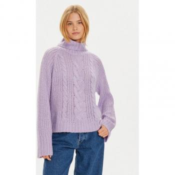 Brave Soul Rollkragenpullover in Violett für Herren