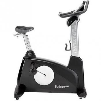 Tunturi Platinum Upright Fitness Bike – Black/Gray, Unisex, One Size