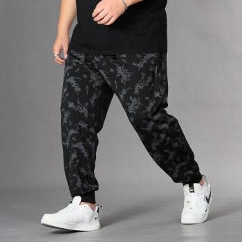 7XL 8XL Men's Casual Camouflage Sweatpants Harem Joggers HX593