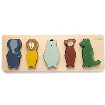 Trixie Puzzle en bois naturel 10 x 28 cm 6 pièces