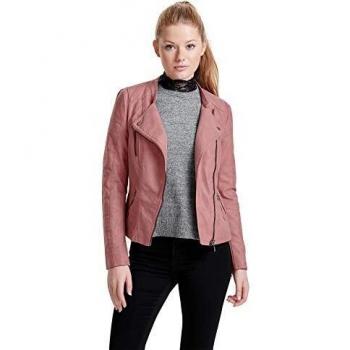Veste de moto femme couleur rose