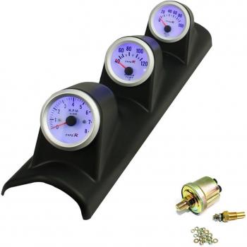 52mm Triple Car Gauge Set